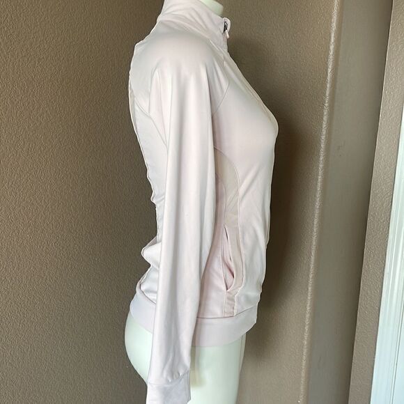 Fabletics Marianne Mesh Jacket in blush pink xxs - Picture 4 of 7